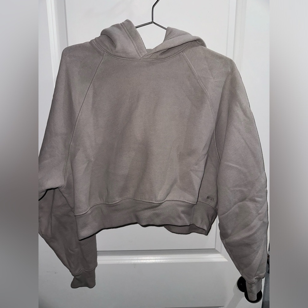 Aritzia Cozy Fleece Mega Raglan Cropped Hoodie - Picture 7 of 9